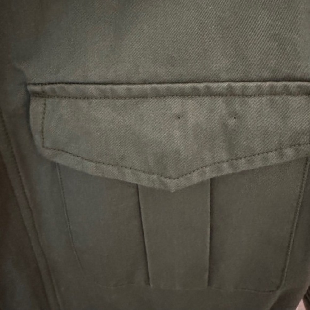 Zadig & Voltaire Kayak Mili Gold Skull Military Jacket L - Picture 7 of 10